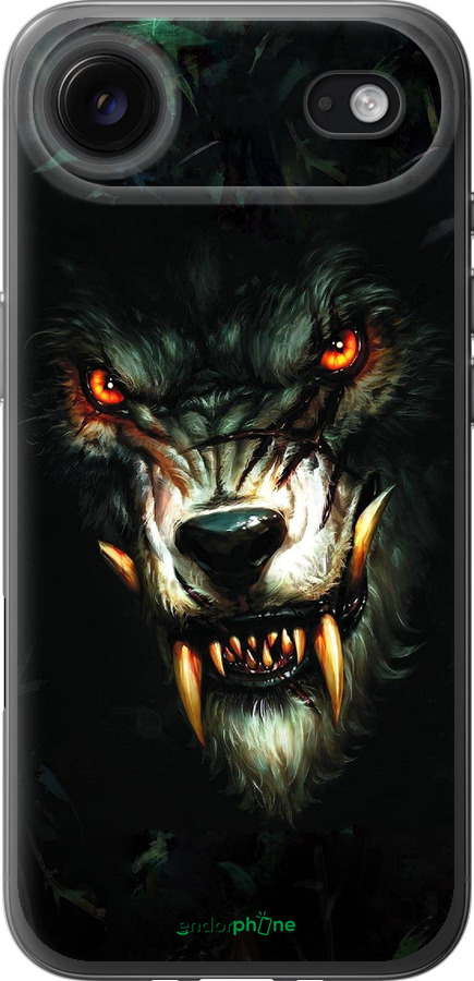 Силиконовый чехол Дьявольский волк для Apple iPhone 17 AIR - 833u-4032 изображение 