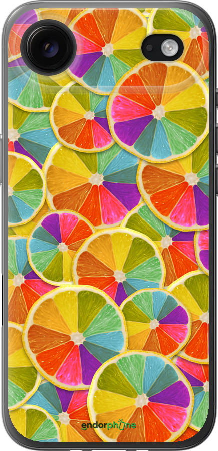 Силиконовый чехол Разноцветные дольки лимона для Apple iPhone 17 AIR - 861u-4032 изображение 