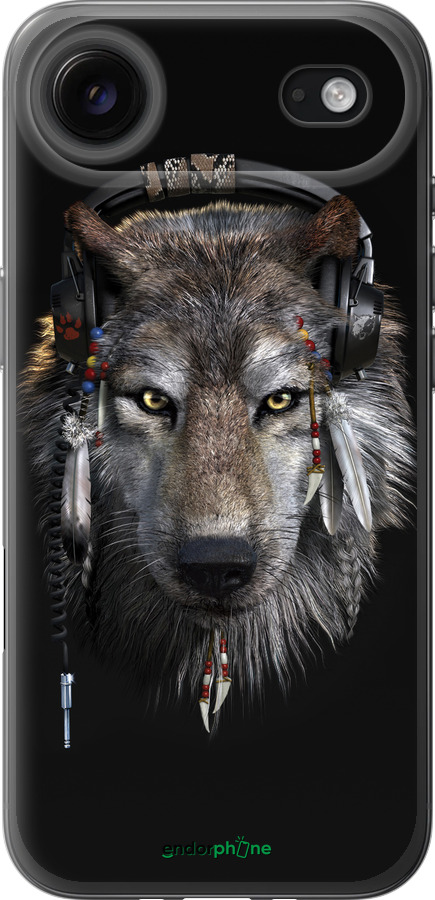 Силиконовый чехол Волк-меломан для Apple iPhone 17 AIR - 875u-4032 изображение 