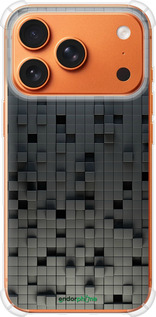 Силикон с усиленными углами чехол Кубики для Apple iPhone 17 PRO MAX - 1061sp-4029 изображение 