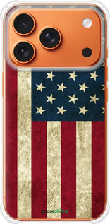 Силикон с усиленными углами чехол Флаг США для Apple iPhone 17 PRO MAX - 395sp-4029 изображение 