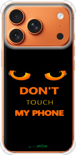 Силикон с усиленными углами чехол Don't touch the phone для Apple iPhone 17 PRO MAX - 4261sp-4029 изображение 