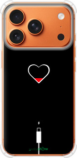 Силикон с усиленными углами чехол Подзарядка сердца для Apple iPhone 17 PRO MAX - 4274sp-4029 изображение 