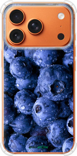 Силикон с усиленными углами чехол Голубика для Apple iPhone 17 PRO MAX - 4459sp-4029 изображение 