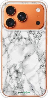 Силикон с усиленными углами чехол Мрамор белый для Apple iPhone 17 PRO MAX - 4480sp-4029 изображение 