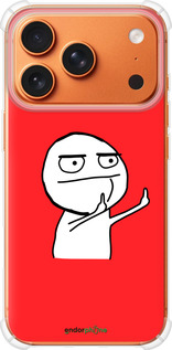 Силикон с усиленными углами чехол Мем для Apple iPhone 17 PRO MAX - 4578sp-4029 изображение 