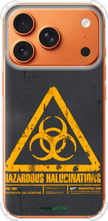 Силикон с усиленными углами чехол biohazard 28 для Apple iPhone 17 PRO MAX - 4846sp-4029 изображение 
