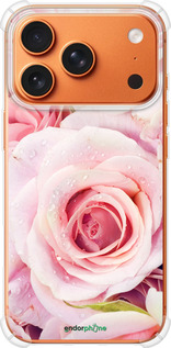 Силикон с усиленными углами чехол Розы для Apple iPhone 17 PRO MAX - 525sp-4029 изображение 