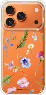 Силикон с усиленными углами чехол Цветочный фон v2 для Apple iPhone 17 PRO MAX - 5472sp-4029 изображение 