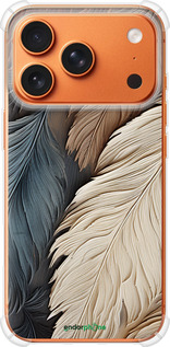 Силикон с усиленными углами чехол Листья в стиле бохо для Apple iPhone 17 PRO MAX - 5643sp-4029 изображение 