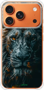 Силикон с усиленными углами чехол Лев в сумерках для Apple iPhone 17 PRO MAX - 6154sp-4029 изображение 