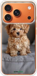 Силикон с усиленными углами чехол Mini-maltipoo для Apple iPhone 17 PRO MAX - 6158sp-4029 изображение 