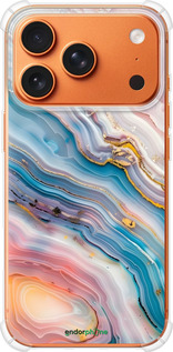 Силикон с усиленными углами чехол Мрамор красивый для Apple iPhone 17 PRO MAX - 6376sp-4029 изображение 