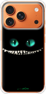 Силикон с усиленными углами чехол Чеширский кот для Apple iPhone 17 PRO MAX - 689sp-4029 изображение 