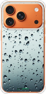 Силикон с усиленными углами чехол Стекло в каплях для Apple iPhone 17 PRO MAX - 848sp-4029 изображение 