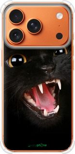 Силикон с усиленными углами чехол Чёрная кошка для Apple iPhone 17 PRO MAX - 932sp-4029 изображение 