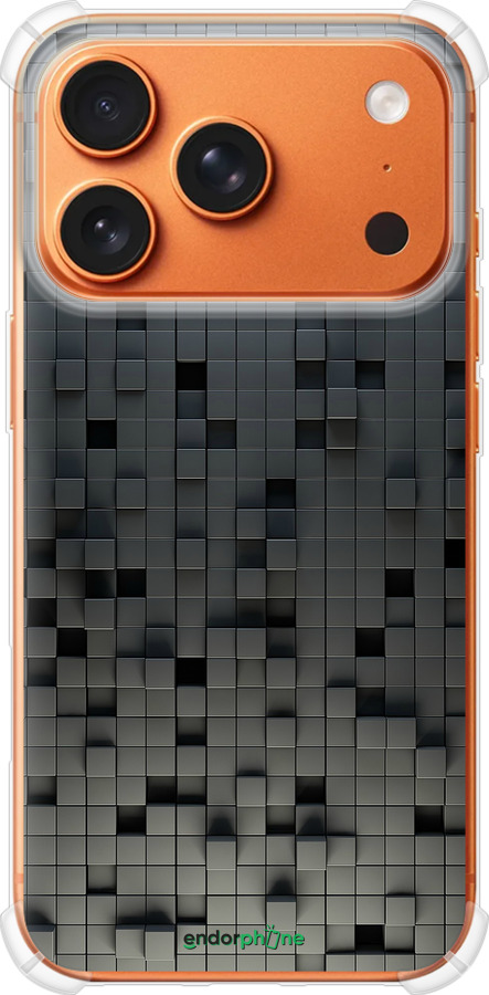 Силикон с усиленными углами чехол Кубики для Apple iPhone 17 PRO MAX - 1061sp-4029 изображение 