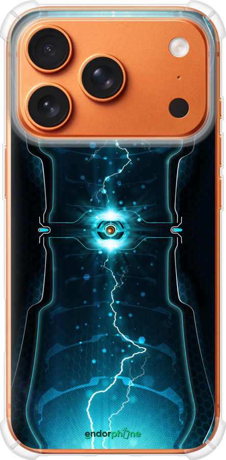 Силикон с усиленными углами чехол Молнии в цилиндре для Apple iPhone 17 PRO MAX - 120sp-4029 изображение 