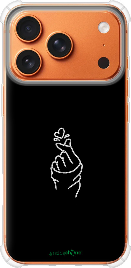 Силикон с усиленными углами чехол Love You для Apple iPhone 17 PRO MAX - 4298sp-4029 изображение 
