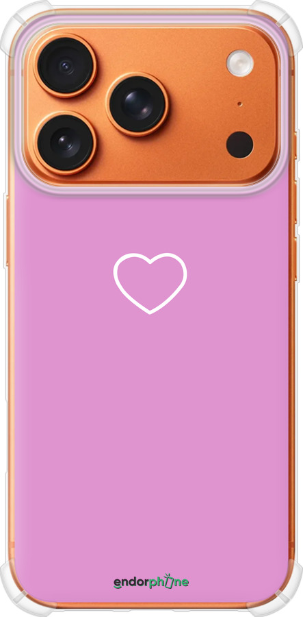 Силикон с усиленными углами чехол Сердце 2 для Apple iPhone 17 PRO MAX - 4863sp-4029 изображение 