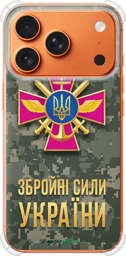 Силикон с усиленными углами чехол ЗСУ для Apple iPhone 17 PRO MAX - 5269sp-4029 изображение 