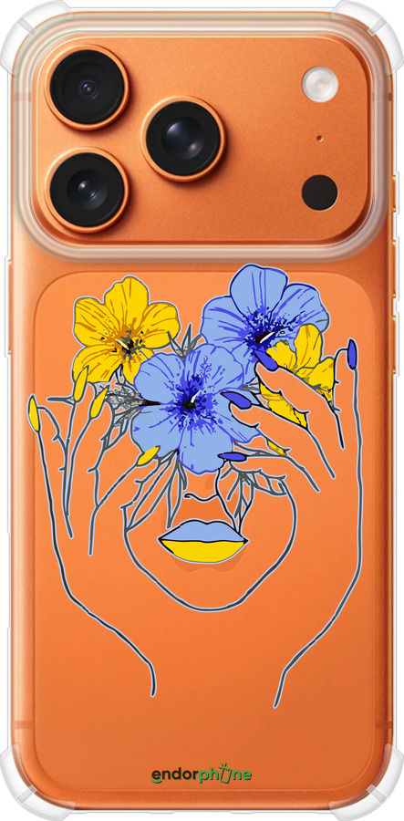 Силикон с усиленными углами чехол Девушка v4 для Apple iPhone 17 PRO MAX - 5276sp-4029 изображение 