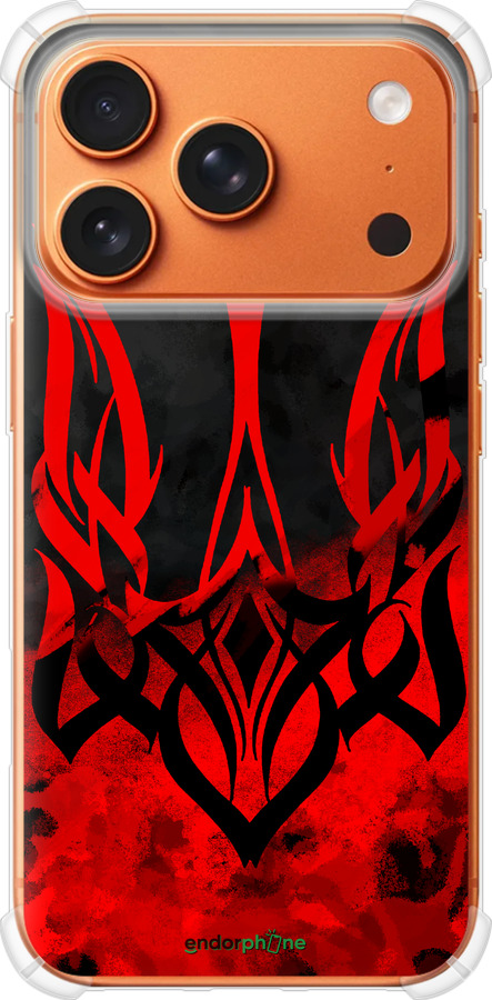 Силикон с усиленными углами чехол Герб Украины v2 для Apple iPhone 17 PRO MAX - 5312sp-4029 изображение 