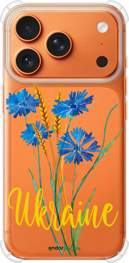 Силикон с усиленными углами чехол Ukraine v2 для Apple iPhone 17 PRO MAX - 5445sp-4029 изображение 