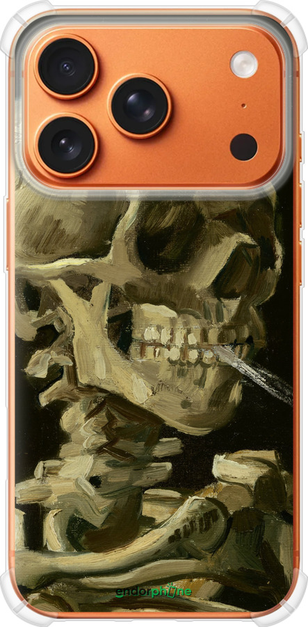 Силикон с усиленными углами чехол Винсент Ван Гог. Череп для Apple iPhone 17 PRO MAX - 5544sp-4029 изображение 