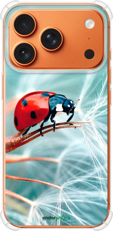 Силикон с усиленными углами чехол Божья коровка для Apple iPhone 17 PRO MAX - 6049sp-4029 изображение 