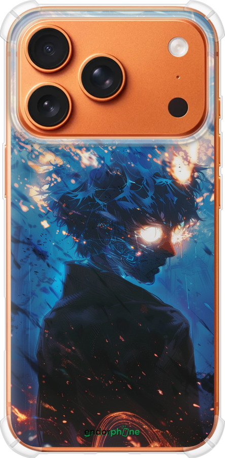 Силикон с усиленными углами чехол Сатору Годжо для Apple iPhone 17 PRO MAX - 6129sp-4029 изображение 
