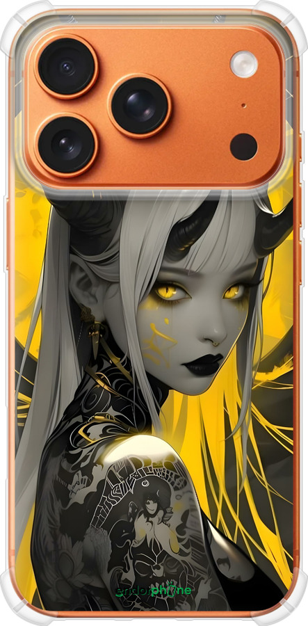 Силикон с усиленными углами чехол Аниме демон 2 для Apple iPhone 17 PRO MAX - 6309sp-4029 изображение 