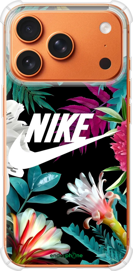 Силикон с усиленными углами чехол Nike для Apple iPhone 17 PRO MAX - 6378sp-4029 изображение 