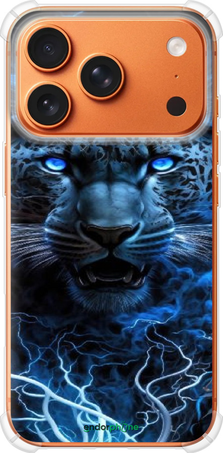 Силикон с усиленными углами чехол Ледяной леопард для Apple iPhone 17 PRO MAX - 6460sp-4029 изображение 