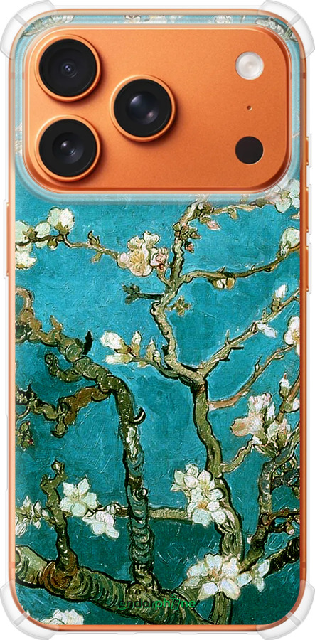 Силикон с усиленными углами чехол Винсент Ван Гог. Сакура для Apple iPhone 17 PRO MAX - 841sp-4029 изображение 