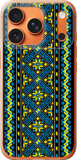 Силиконовый чехол Вышиванка 39 для Apple iPhone 17 PRO MAX - 1173u-4029 изображение 
