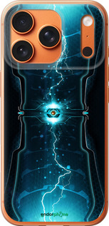 Силиконовый чехол Молнии в цилиндре для Apple iPhone 17 PRO MAX - 120u-4029 изображение 