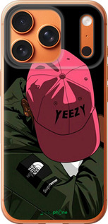 Силиконовый чехол logo de yeezy для Apple iPhone 17 PRO MAX - 3995u-4029 изображение 