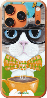 Силиконовый чехол Cat&Coffee для Apple iPhone 17 PRO MAX - 4053u-4029 изображение 