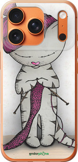 Силиконовый чехол Кошка рукодельница для Apple iPhone 17 PRO MAX - 4056u-4029 изображение 