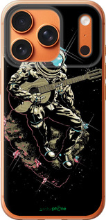 Силиконовый чехол Космонавт с гиратой для Apple iPhone 17 PRO MAX - 4138u-4029 изображение 