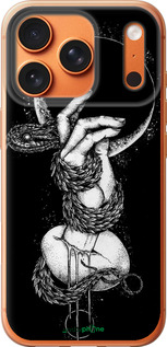 Силиконовый чехол Змея в руке для Apple iPhone 17 PRO MAX - 4149u-4029 изображение 