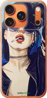 Силиконовый чехол Девушка на стиле для Apple iPhone 17 PRO MAX - 4151u-4029 изображение 