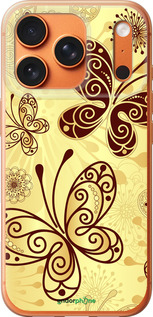 Силиконовый чехол Красивые бабочки для Apple iPhone 17 PRO MAX - 4170u-4029 изображение 