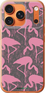 Силиконовый чехол Vintage-Flamingos для Apple iPhone 17 PRO MAX - 4171u-4029 изображение 