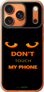 Силиконовый чехол Don't touch the phone для Apple iPhone 17 PRO MAX - 4261u-4029 изображение 