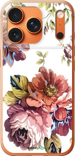 Силиконовый чехол Vintage flowers для Apple iPhone 17 PRO MAX - 4333u-4029 изображение 