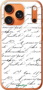 Силиконовый чехол Прописной шрифт для Apple iPhone 17 PRO MAX - 4475u-4029 изображение 