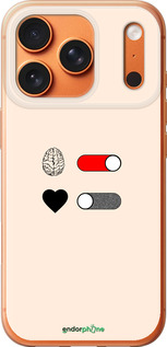 Силиконовый чехол Любовь и ум для Apple iPhone 17 PRO MAX - 4553u-4029 изображение 