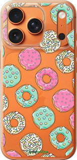 Силиконовый чехол Пончики 1 для Apple iPhone 17 PRO MAX - 4657u-4029 изображение 